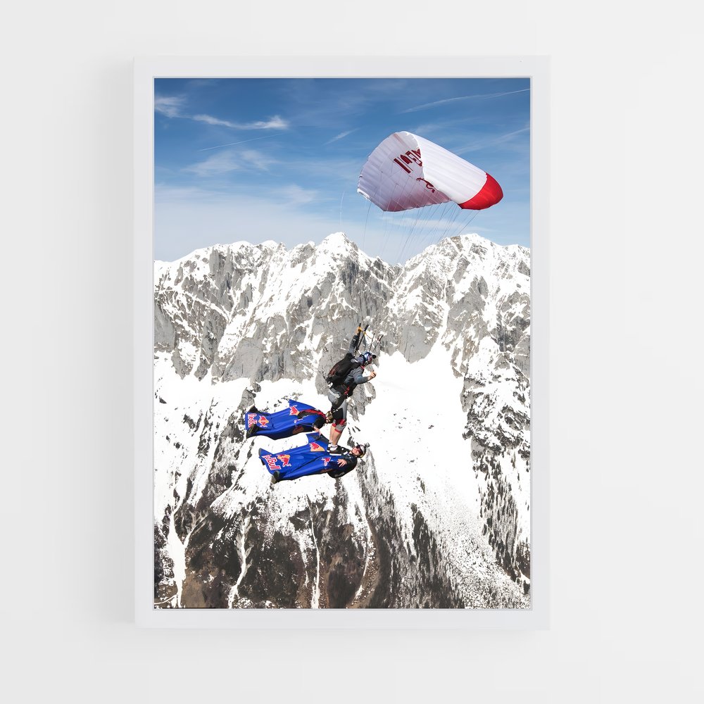 Poster L'Escalade Aérienne – affiche Parachutisme (vue 3)